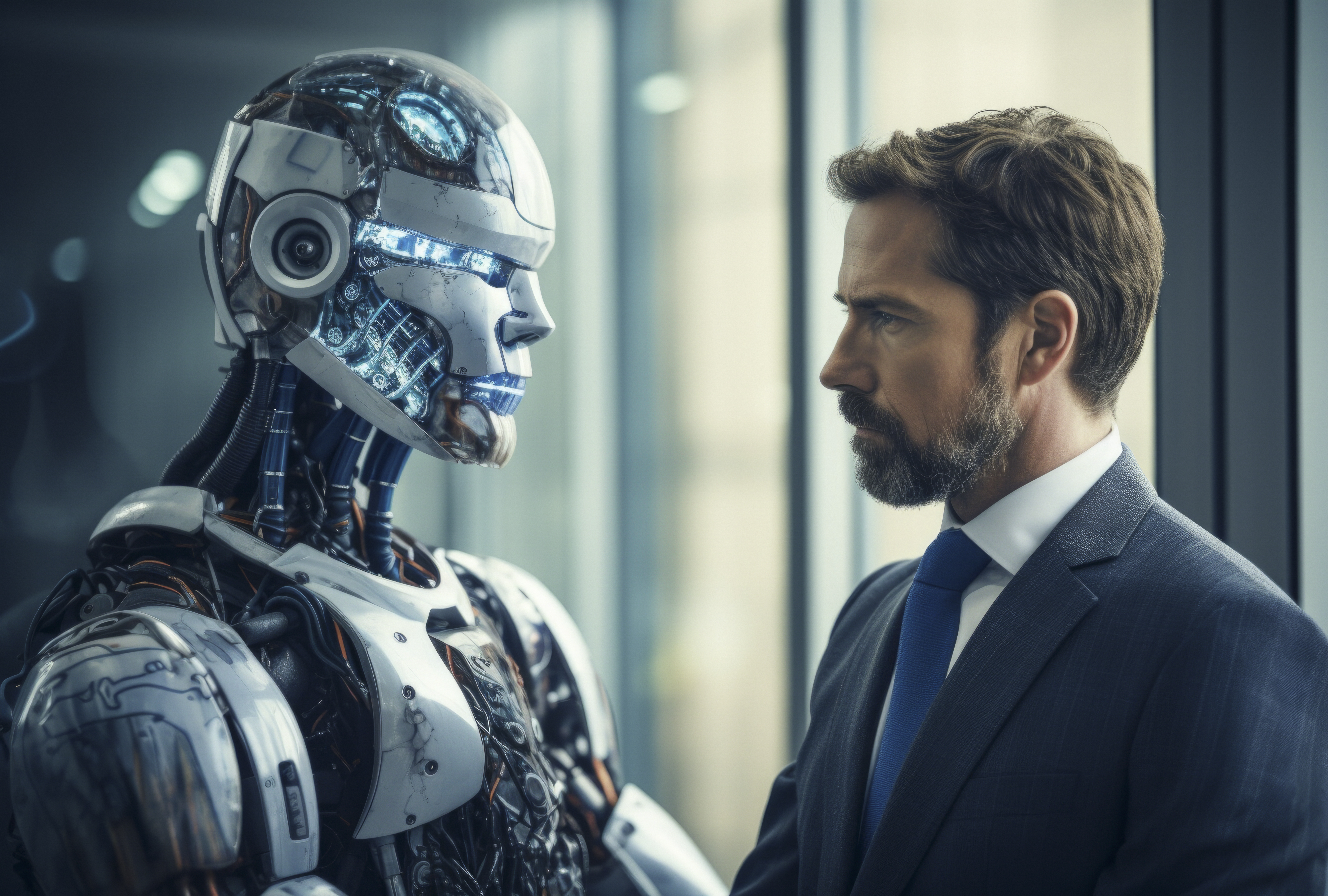 vista-robo-ao-lado-empresario-humano
